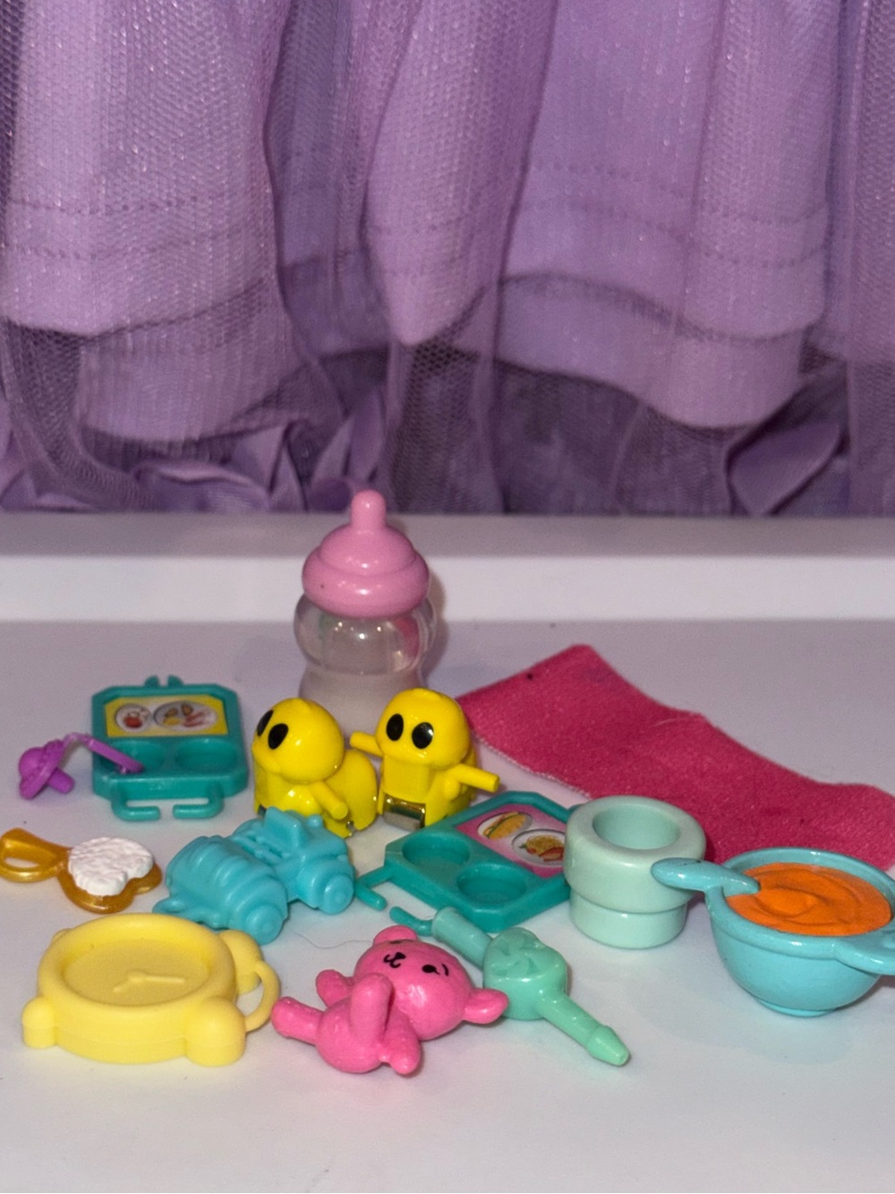 Barbie Mattel baby toys dishes blankets etc